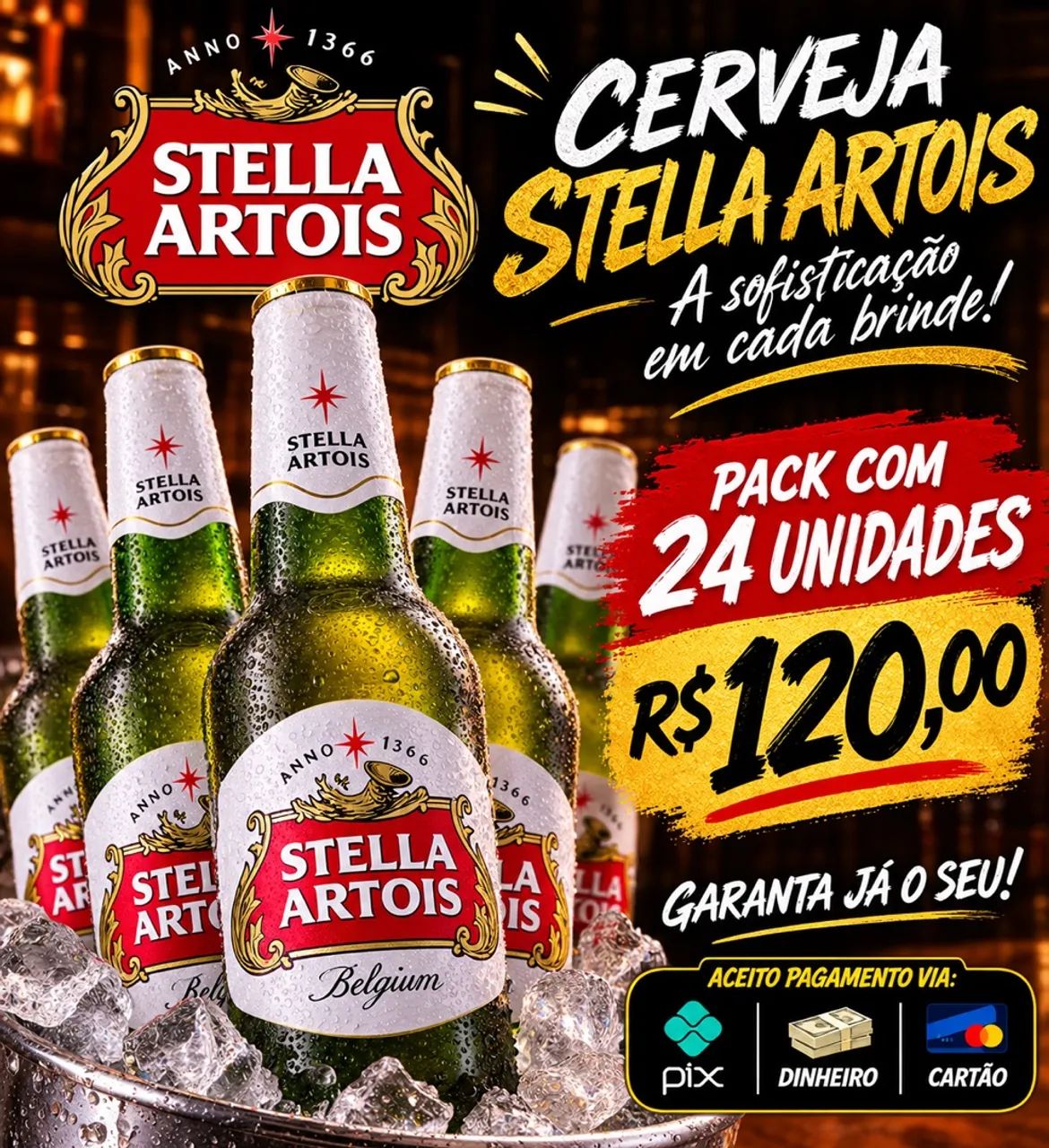 Cerveja stella 