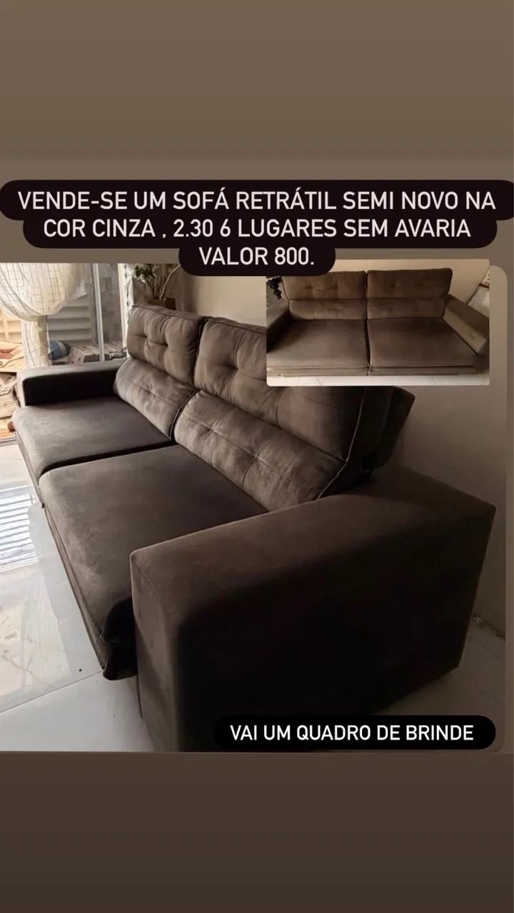 Vendo Sofá Retrátil 