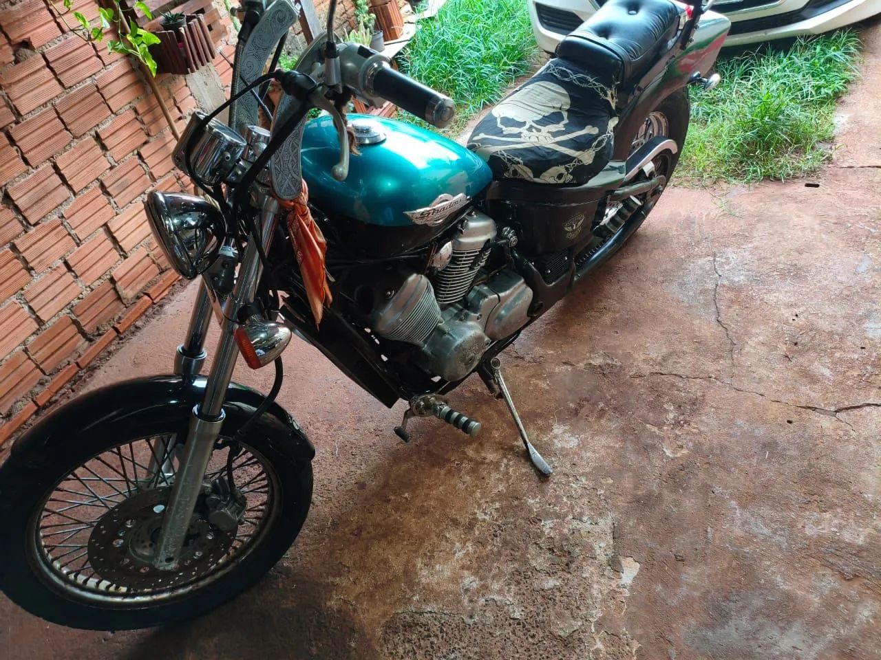Shadow 600CC   1998 Verde - Foto 5