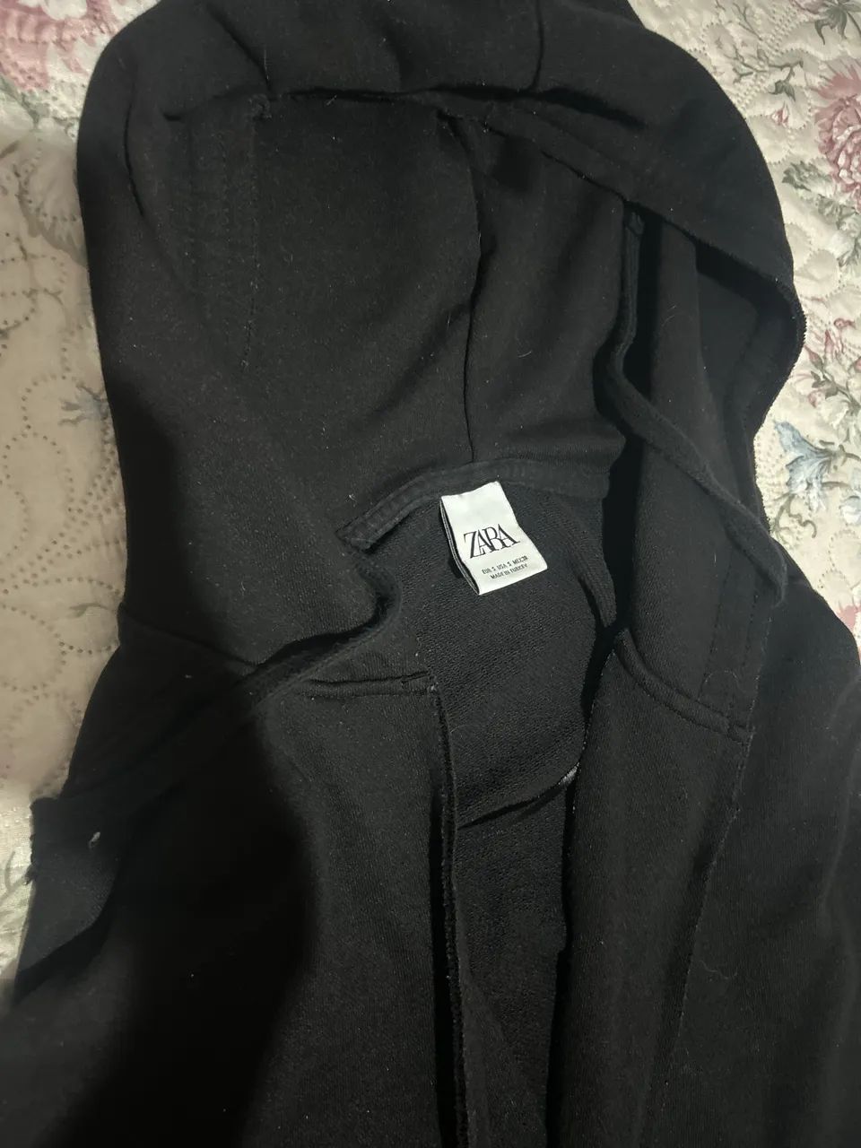 Casaco preto zara