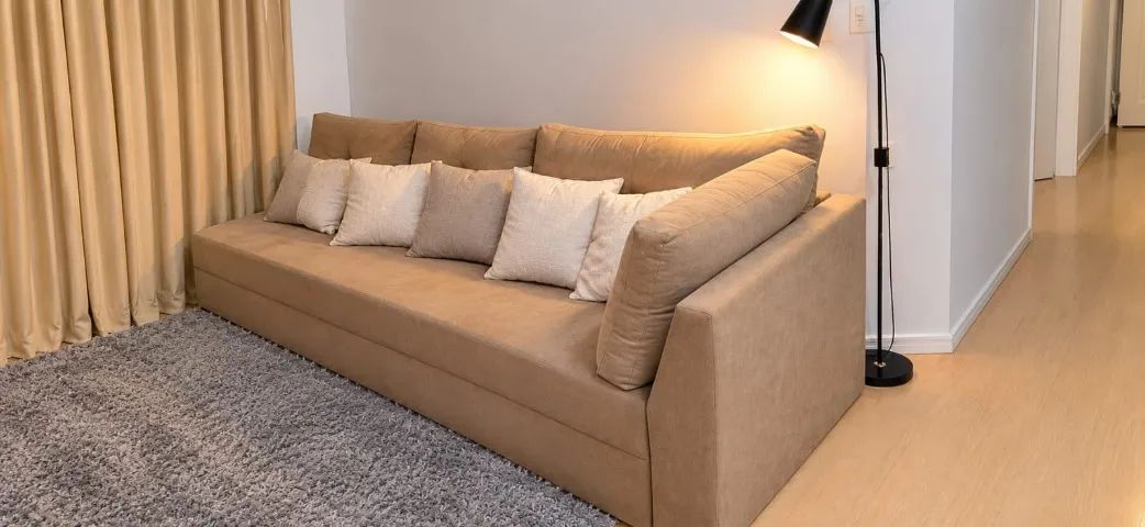 Sofá 5 lugares de 2,20m x 90cm (Usado) - Foto 2
