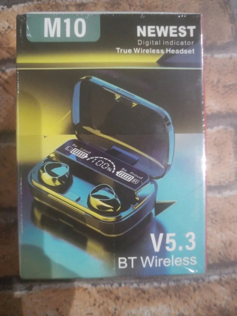Fone de ouvido bluetooth sem fio 