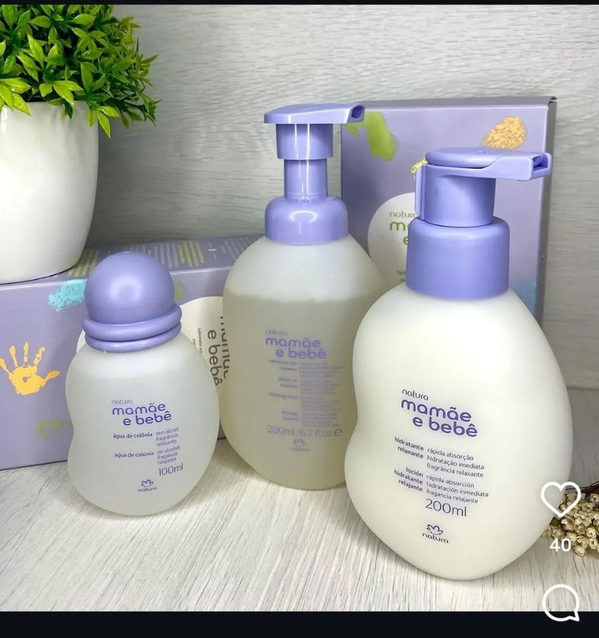 Kit Mamãe e bebê Relaxante Natura