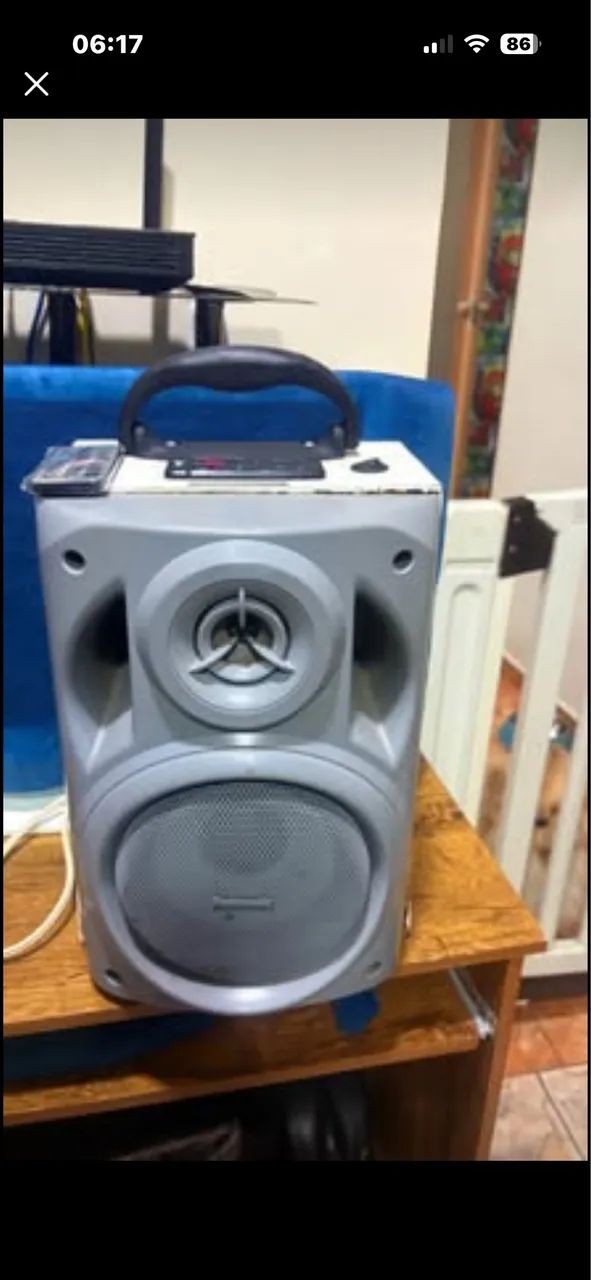 Caixa som Bluetooth cazeira 
