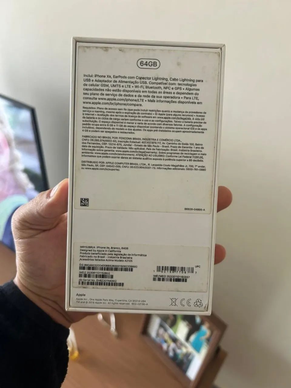 Caixa Iphone XR (embalagem) - Foto 2