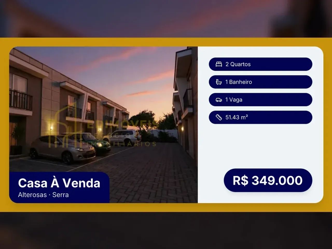 Casa Moderna e Funcional com Quintal em Alterosas  Serra/ES