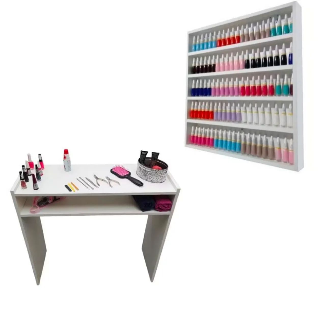 Mesinha e cadeira pra manicure 