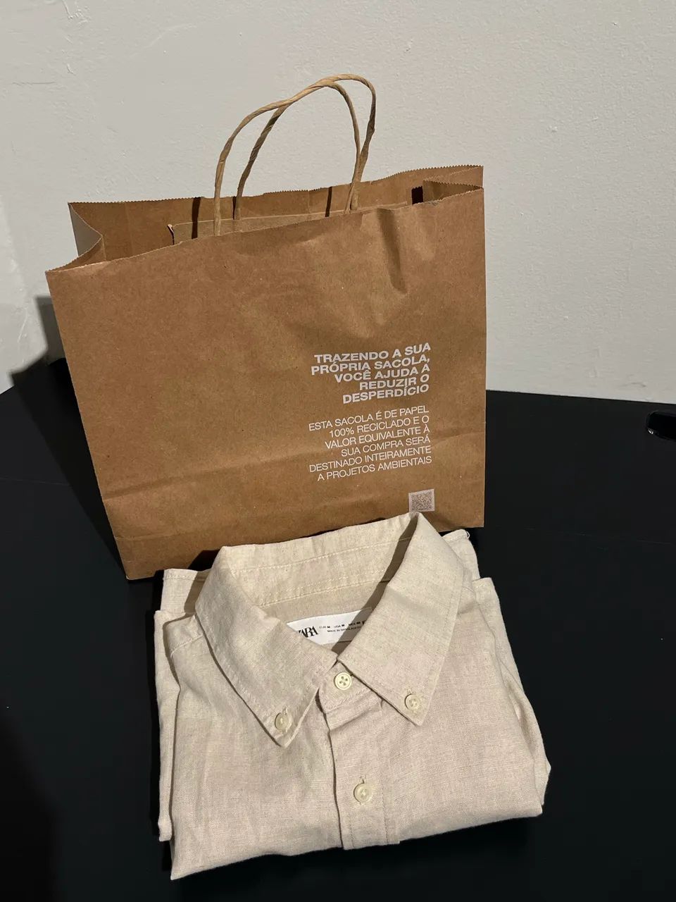 Camisa De Linho Zara
