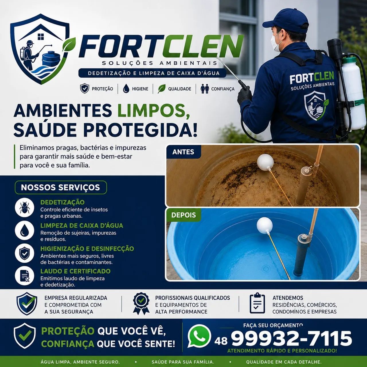 Dedetizacao desratização limpeza de caixa d'água  - Foto 2