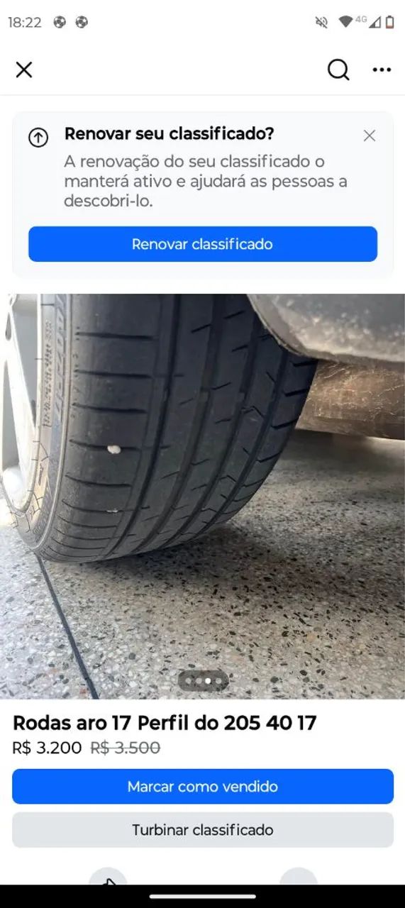 Rodas aro 17 tala 07 - Foto 3