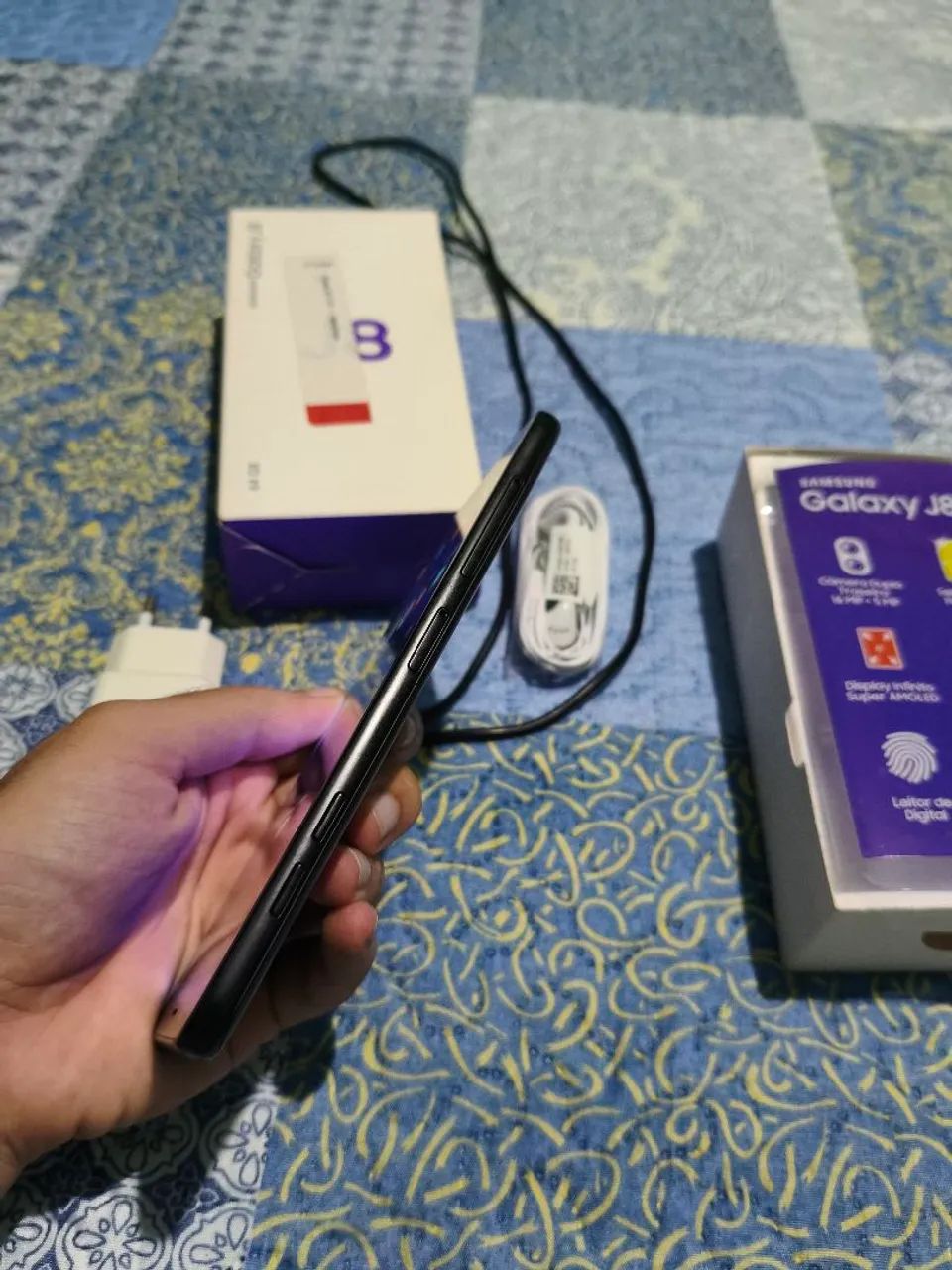 Samsung Galaxy J8 Preto 64GB Completo com Caixa e Carregador - Foto 3