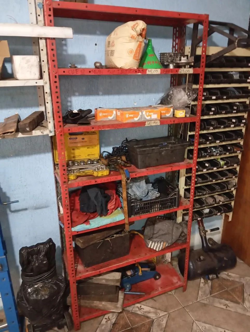 Prateleira de aço estante