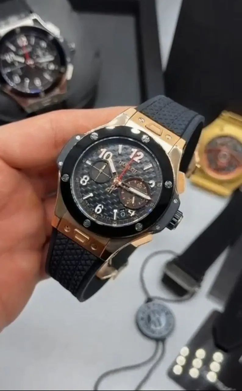 Relógio CLN Base ETA Estilo Hublot Big Bang Chronograph  - Foto 5