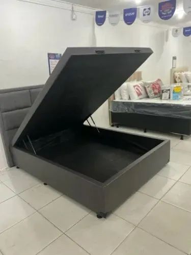 Base Camas casal baú preço de fábrica!  - Foto 4