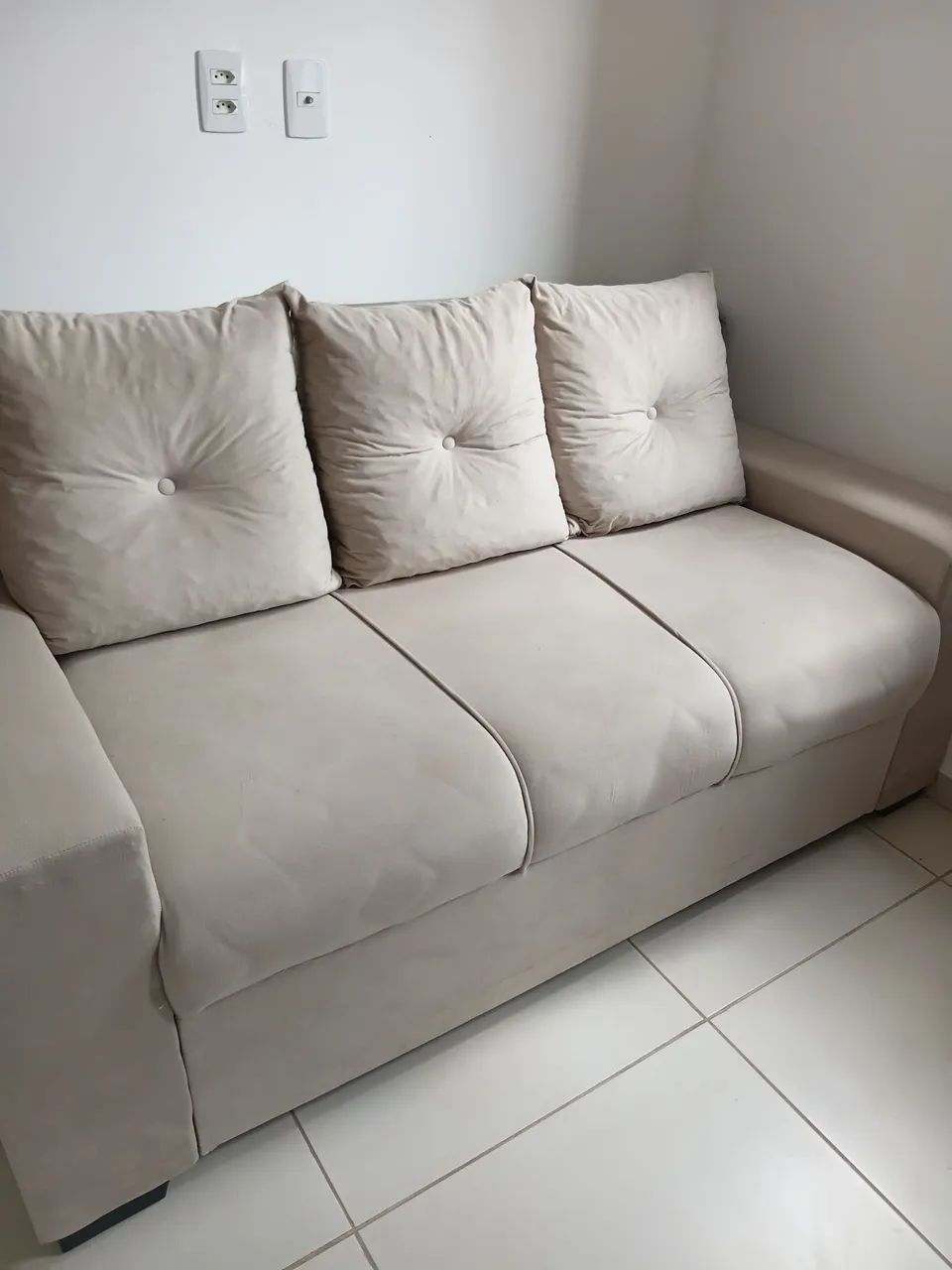 Um sofá de 3 lugares. Em ótimo estado!  - Foto 3