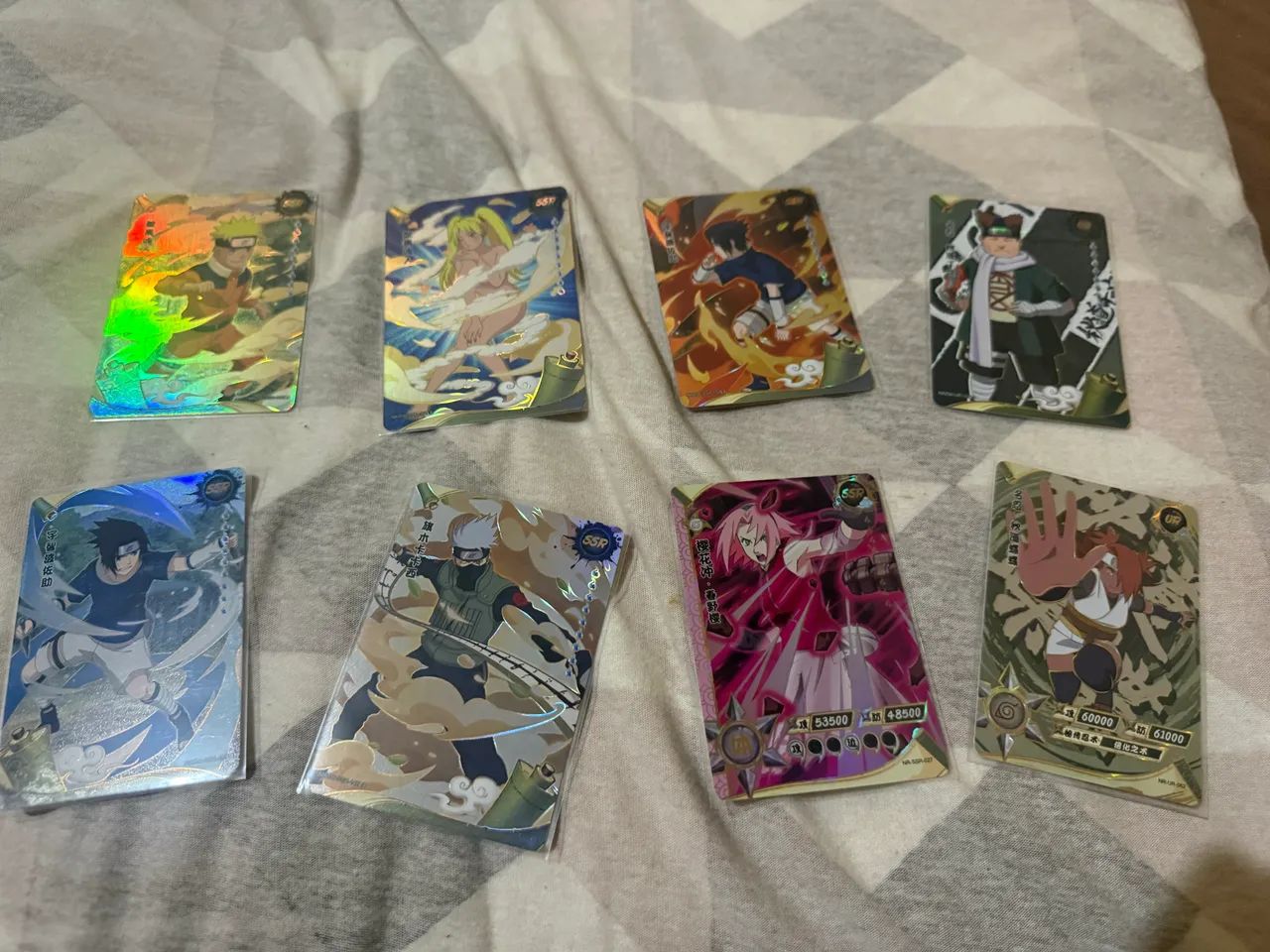 Lote de Cards do Naruto originais kayou com ssr,ur,or,mr etc - Foto 2