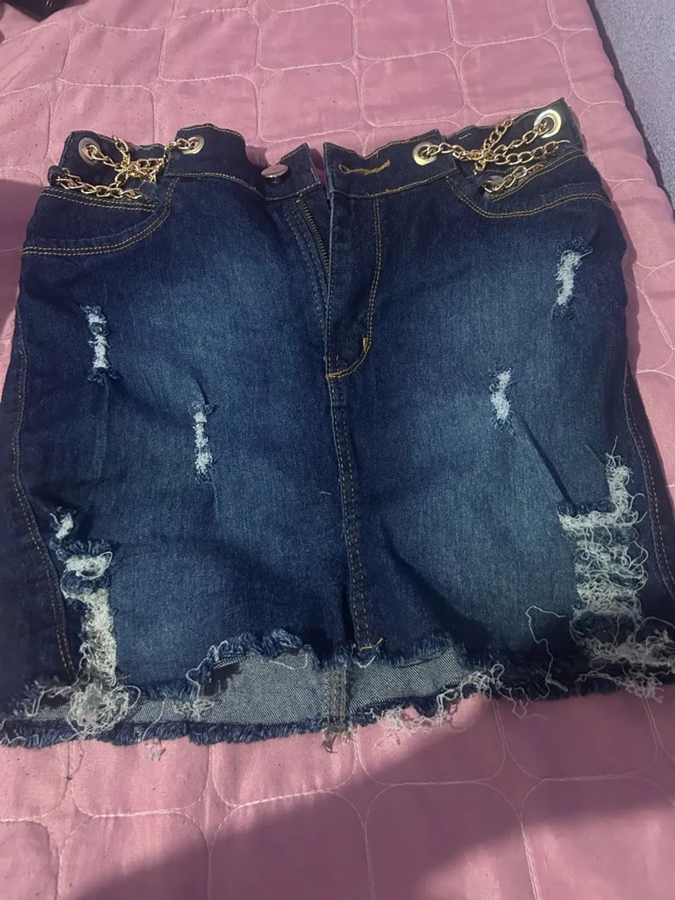 Saia jeans