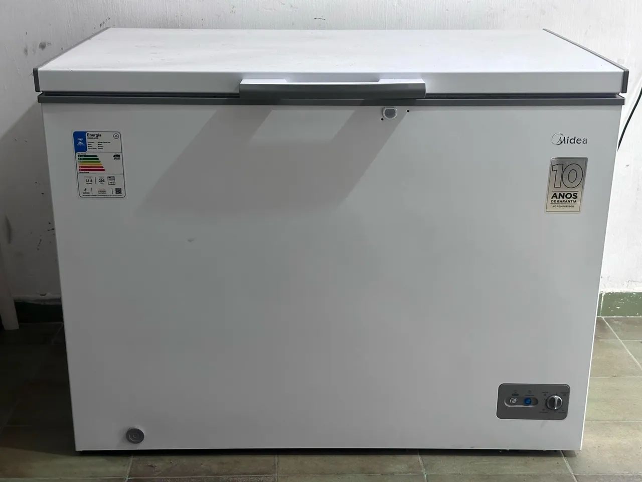 Freezer Midea horizontal 295 Litros 
