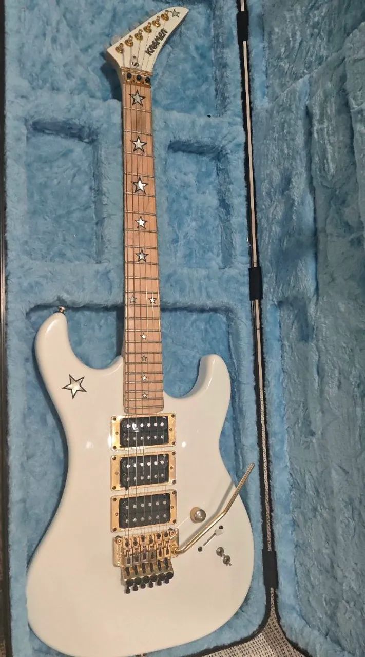 GUITARRA KRAMER JERSEY STAR + HARD CASE+AMP MARSHALL VALVSTATE 8080 - Foto 3