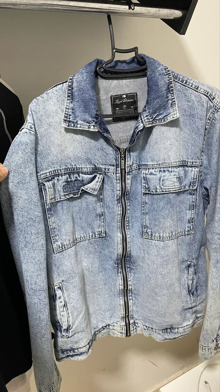 Jaqueta Jeans- ACEITO TROCA OU PROPOSTA! - Foto 2