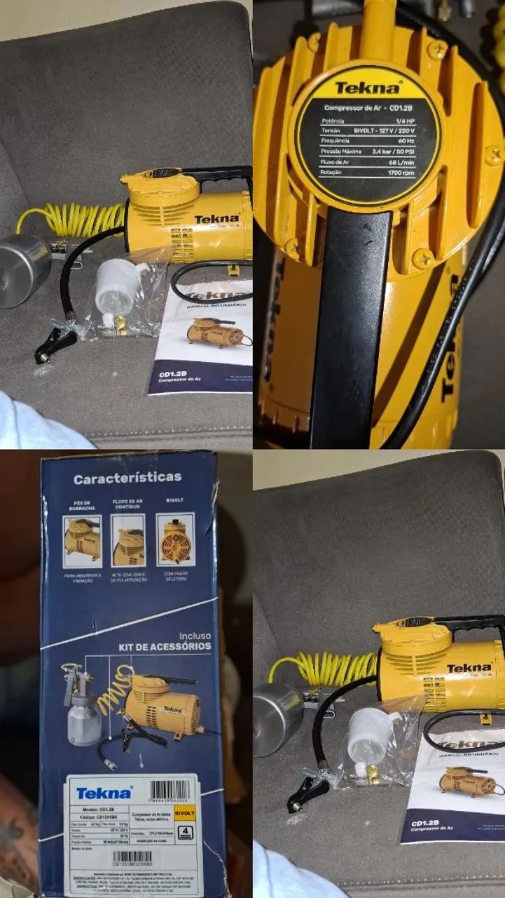 Compressor de ar Tekna - Foto 4
