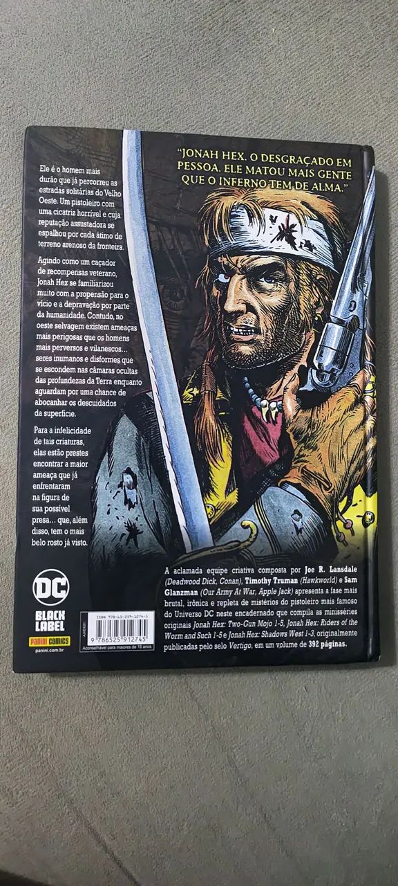 Jonah Hex- Joe Lansdale Edição de Luxo - Livros e revistas - Inajá
