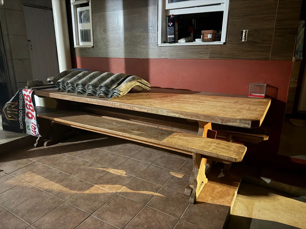 mesa de madeira para sítio - Foto 2