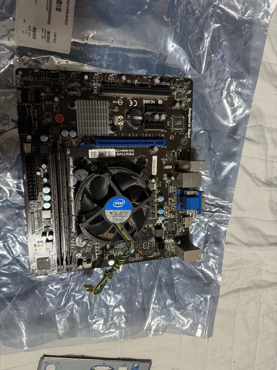 Kit completo: Placa-mãe MSI MS-7680 VER: 2.4 Intel Core i5-3330 8 GB de RAM DDR3 - Foto 5
