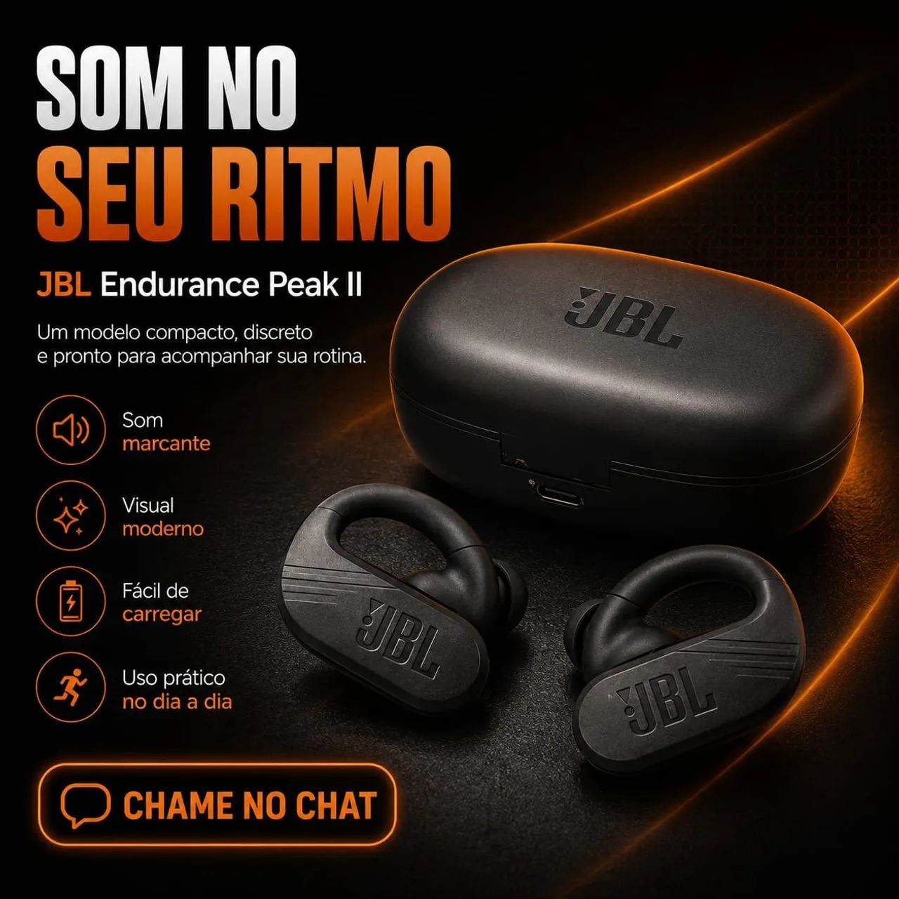 FONE JBL ENDURENCE PEAK - Foto 2