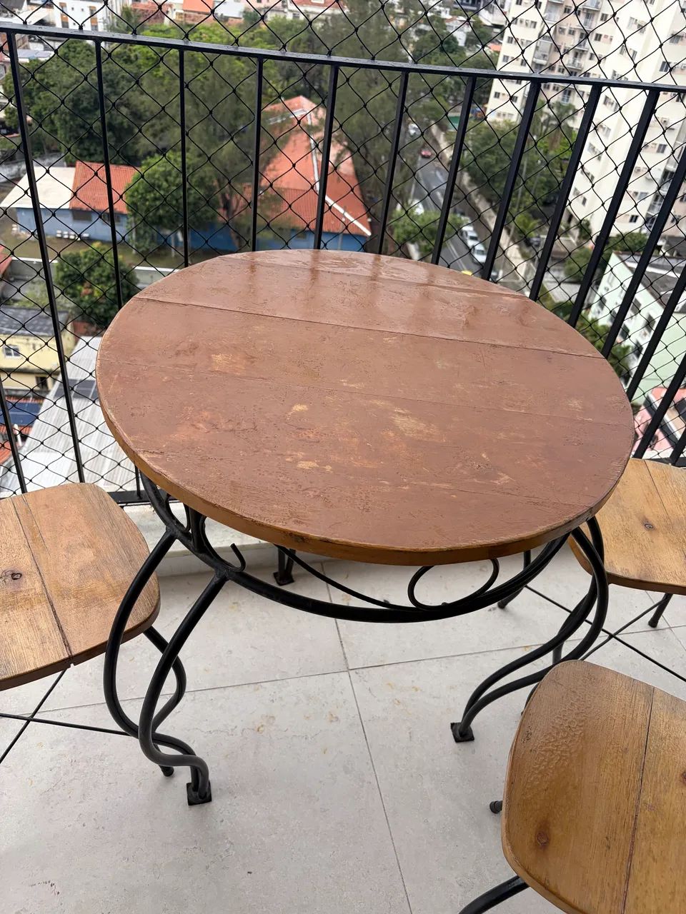 Conjunto de mesa bistrô (mesa c 3 cadeiras)  - Foto 2