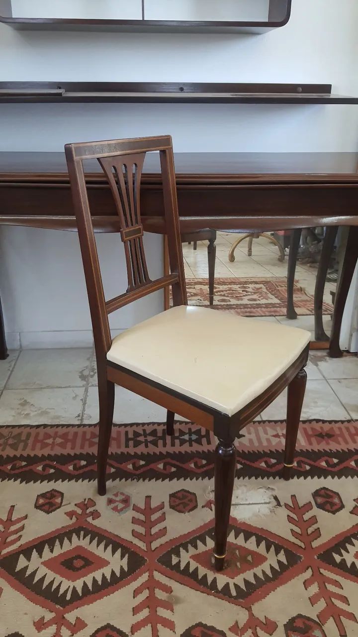 Cadeira maciça imbuia  - Foto 3