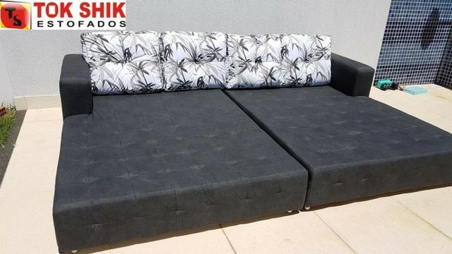 Sofá para área de piscina SF338 revestido em material impermeável - Foto 2