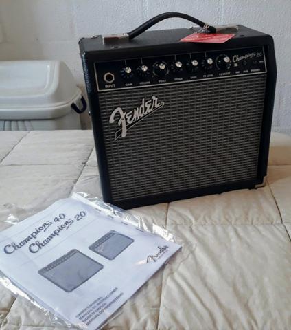 Fender Champion 20 Guitar Combo Amp Preto (novo) - Foto 5