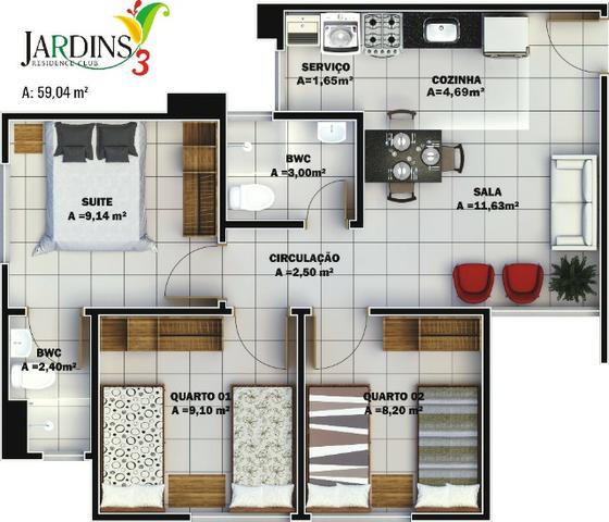 G.L- Cond Jardins Club 3 com ITBI + Registro - Foto 6