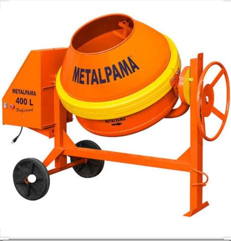 Betoneiras Metalpama aluguel, peças e consertos