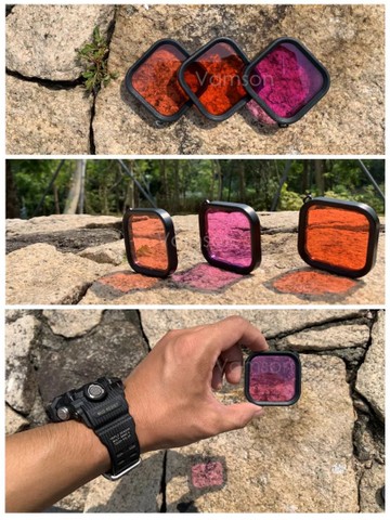 Gopro assessórios case estanque hero 9 +3filtros  - Foto 2
