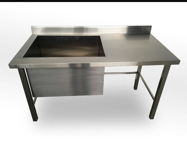Bancada de inox , pia de inox ,coifa inox  - Foto 4