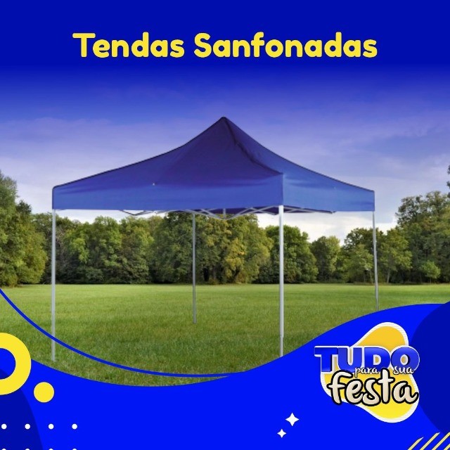 Aluguel de Tenda Sanfonada 3x3 para seu evento!
