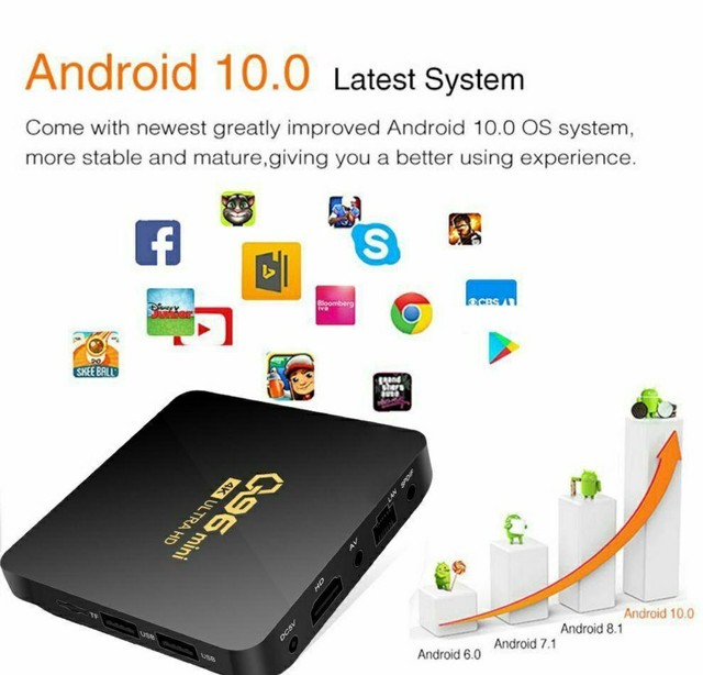 Tv Box Mini Ultra HD Android 10.0 Amlogic Lançamento  - Foto 2
