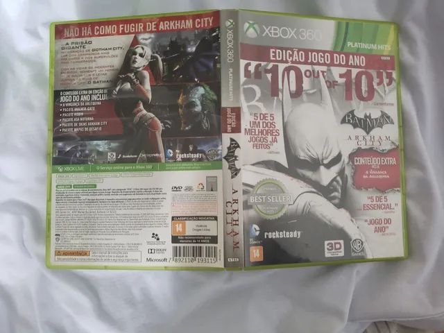 Jogo Batman: Arkham City - Xbox 360 - Foti Play Games