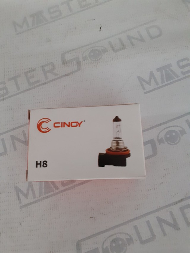 Lâmpada. Cinoy.  H-8.  Nova. Instalada. 
