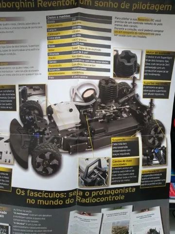 carrinho lanborgghini radio controlada e motor de exprosao - Foto 2
