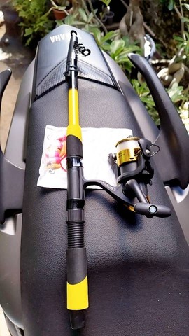  VARA de Pesca TELESCÓPICA com MOLINETE   - Foto 4