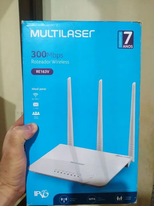 Roteador Wireless Multilaser RE163V 300Mbps
