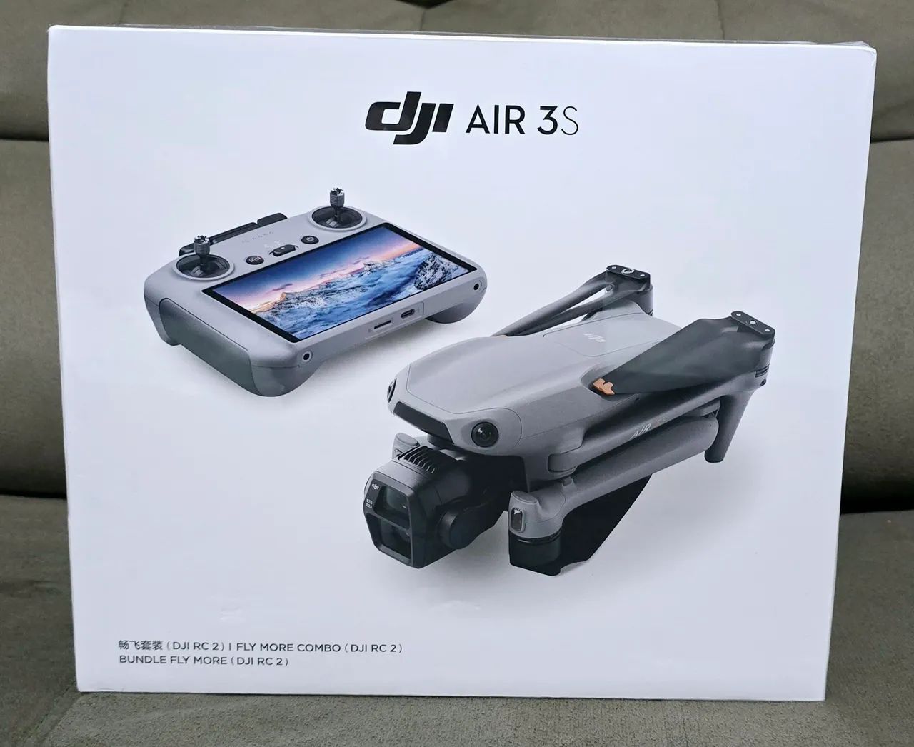DRONE DJI AIR 3S COMBO RC2 COM TELA, COM ANATEL DE FÁBRICA À PRONTA ENTREGA - Foto 2