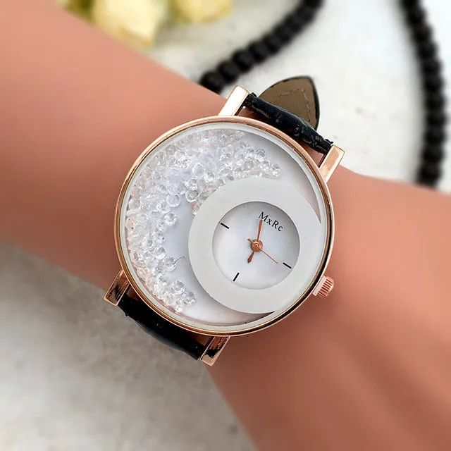 Relógio De Pulso Feminino Com Strass - Foto 3