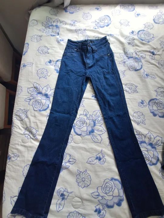 Calça Jeans Azul Feminina  - Foto 2