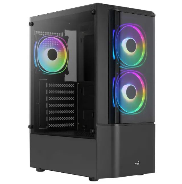 Gabinete Gamer Aerocool ATX Quantum V2 Preto Lateral Vidro 004339