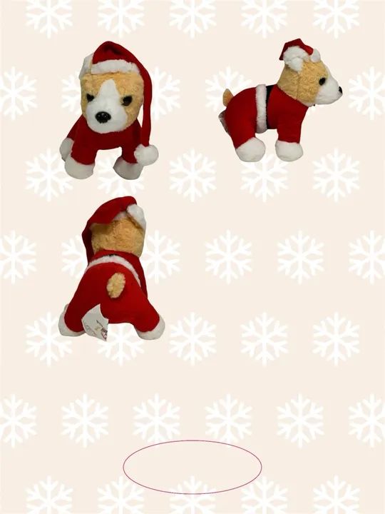 CACHORRO PELUCIA NATAL NOVO - Foto 2