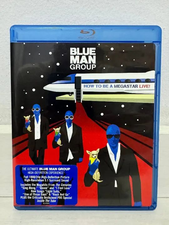 Bluray Blue Man Group - Raro Importado - How To Be Megastar